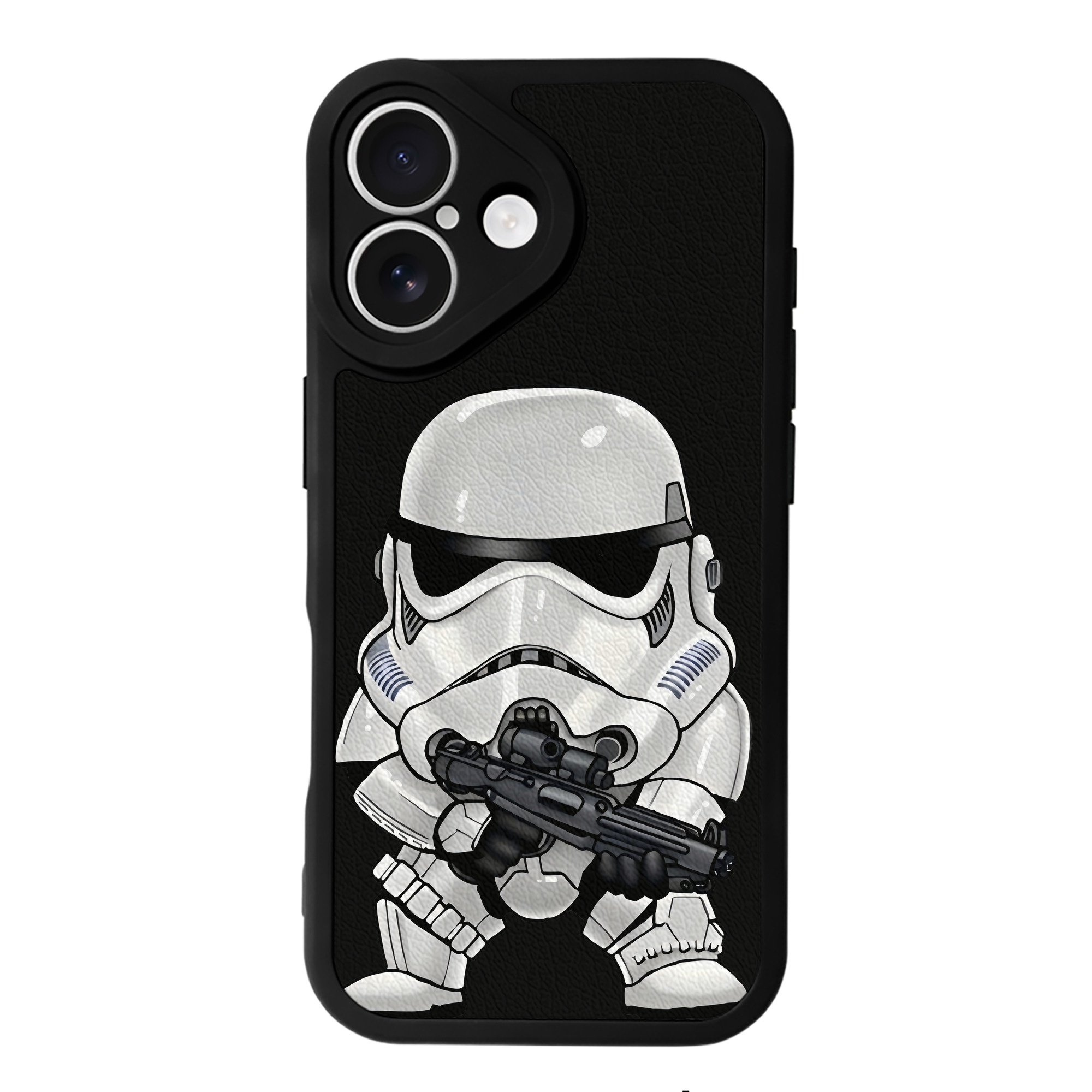 （画像用） スター・ウォーズ Star Wars 【iPhone 16シリーズ対応】シリコンスマホケース（レザー調） 材質：シリコン